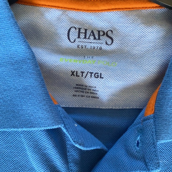 NWT!! Chaps men’s XL Tall polo shirt - Picture 6 of 7